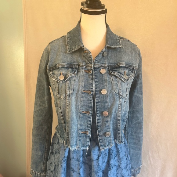 Cropped Denim Jacket - Picture 1 of 5